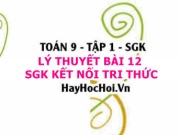 Lý Thuyết Toán 9 Bài 12: Một Số Hệ Thức Giữa Cạnh, Góc...